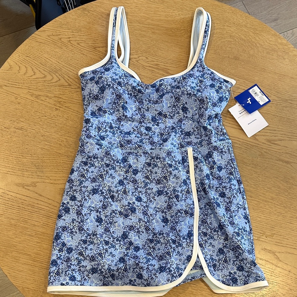 JoyLab Light Blue Floral Mini Dress - Picture 4 of 7